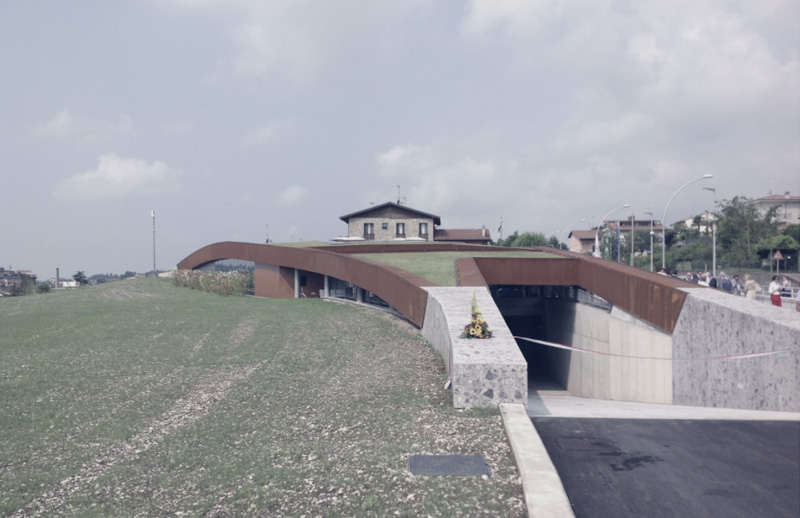 Vista esterna, Sede Autorità Bacino Lacuale, Lago di Iseo